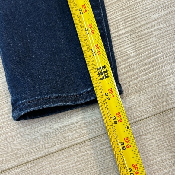 J. Crew Denim Skinny Button Fly Jeans in dark blue size 28 - Picture 10 of 13